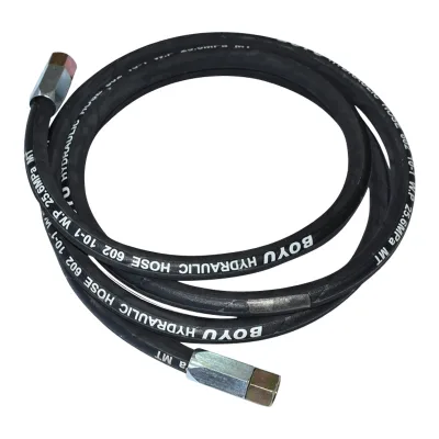 TUBO OLEODINAMICO ALTA PRESSIONE con estremità filettate L = 2700 mm (M20X20) DN10 - immagine 3