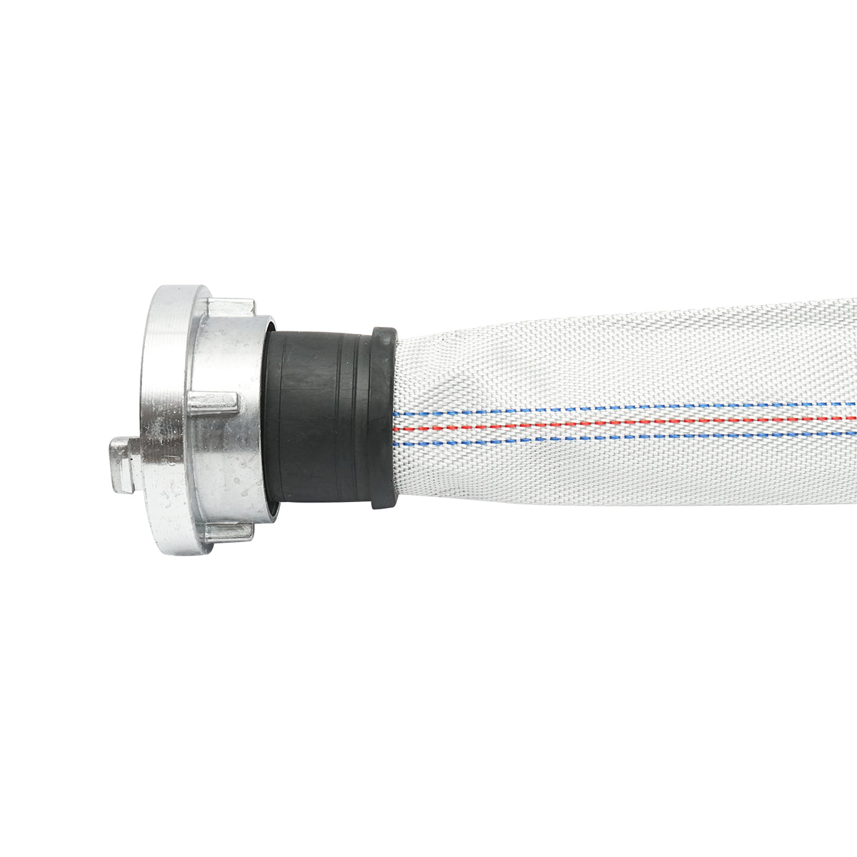 Tubo per irrigazione/pompaggio in PVC 2 toll, lunghezza 20 m con raccordi in alluminio, max 10 bar, tela Breckner Germany - immagine 2