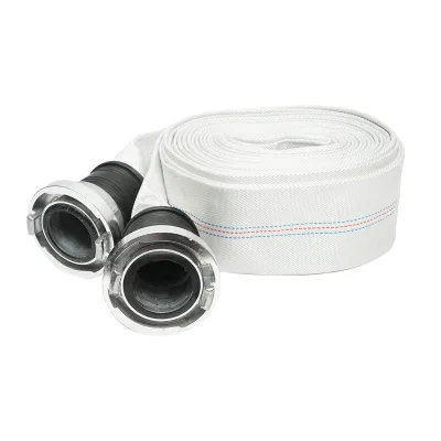 Tubo per irrigazione/pompaggio in PVC 3 toll, lunghezza 20m con raccordi in alluminio, max 10bar, tela Breckner Germany