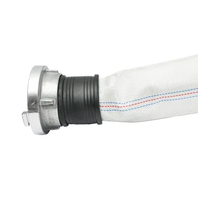 Tubo per irrigazione/pompaggio in PVC 3 toll, lunghezza 20m con raccordi in alluminio, max 10bar, tela Breckner Germany - immagine 2