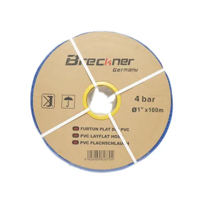 Tubo piatto per acqua per irrigazione in PVC 1 pollice, lunghezza 100 m, PN4. Breckner Germany - immagine 2