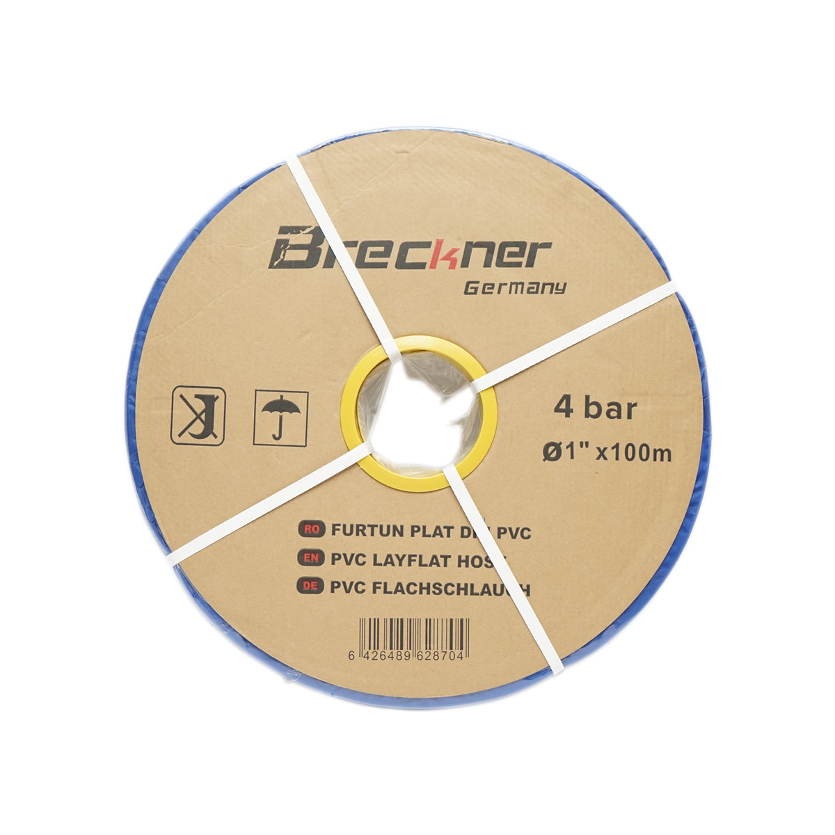 Tubo piatto per acqua per irrigazione in PVC 1 pollice, lunghezza 100 m, PN4. Breckner Germany - immagine 2