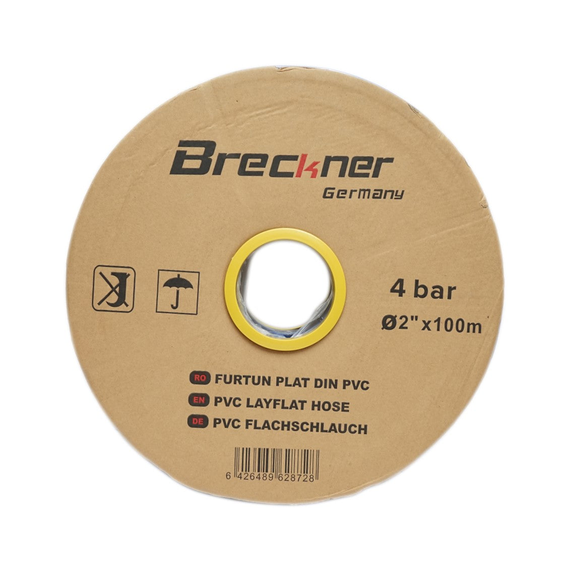 Tubo piatto per acqua per irrigazione in PVC 2 pollici, lunghezza 100 m, PN4. Breckner Germany - immagine 2