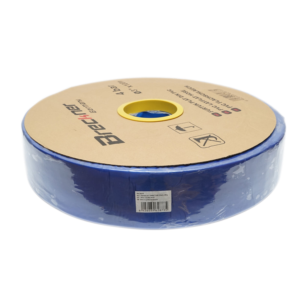 Tubo piatto per acqua per irrigazione in PVC 3 pollici, lunghezza 100 m, PN4. Breckner Germany - immagine 3