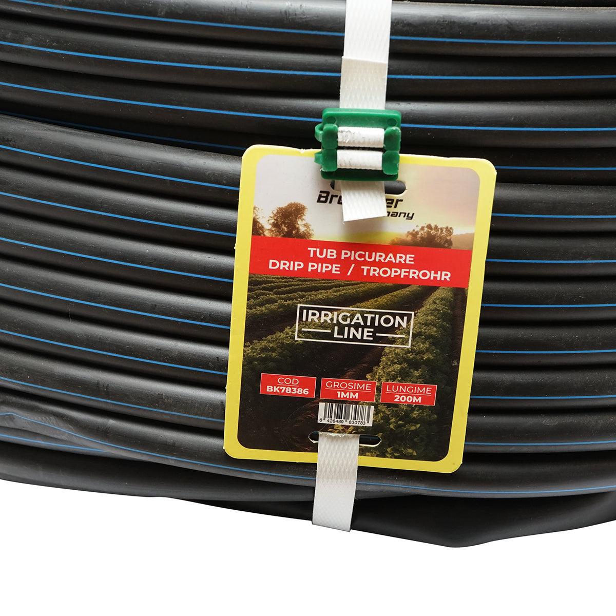 TUBO ∅16 MM. - 200 mt. PER IRRIGAZIONE, Tubo per irrigazione SENZA FORI 200 mt. ∅16 MM. BRECKNER GERMANY - immagine 3