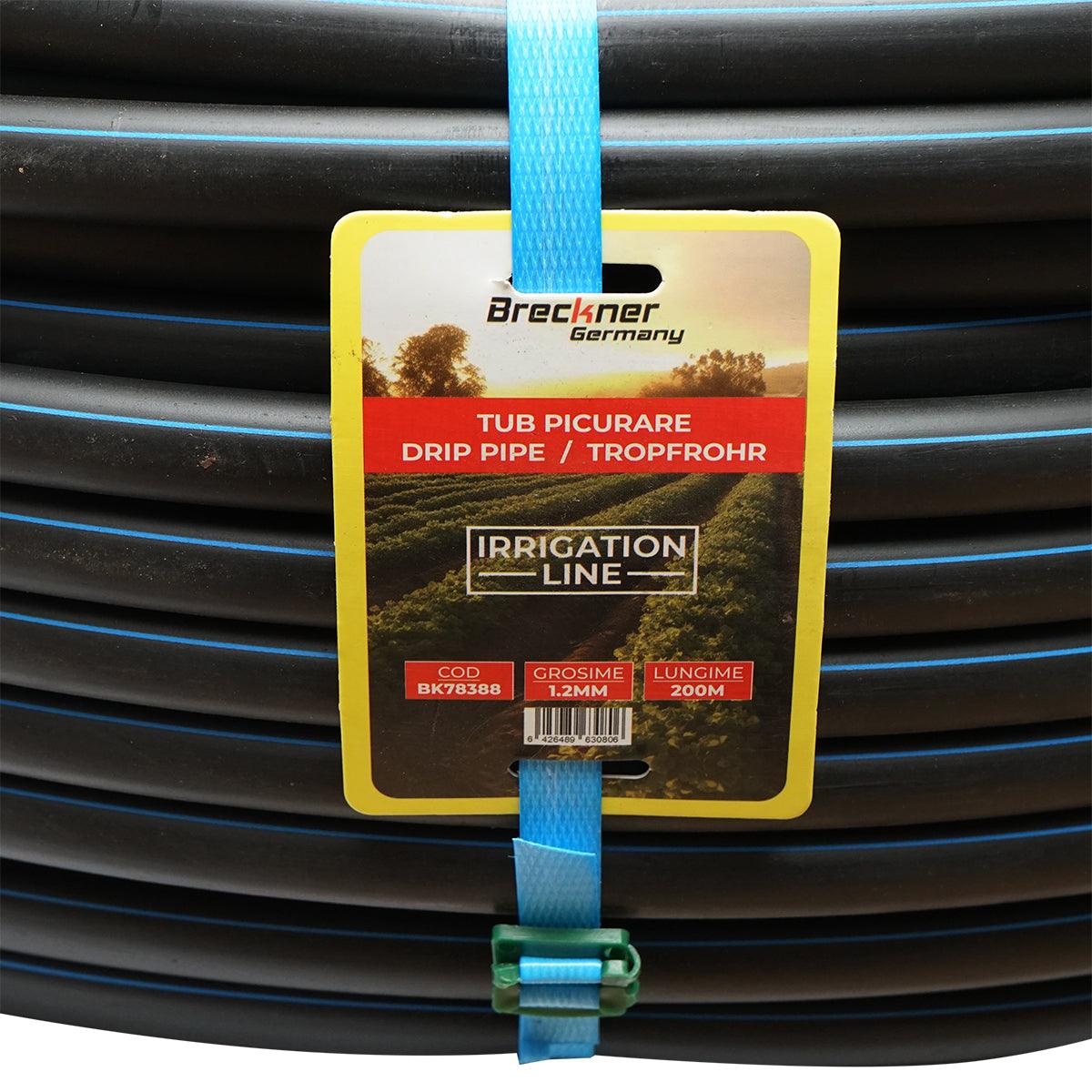 TUBO ∅20 MM. - 200 mt. PER IRRIGAZIONE, Tubo per irrigazione SENZA FORI 200 mt. ∅20 MM. BRECKNER GERMANY - immagine 2