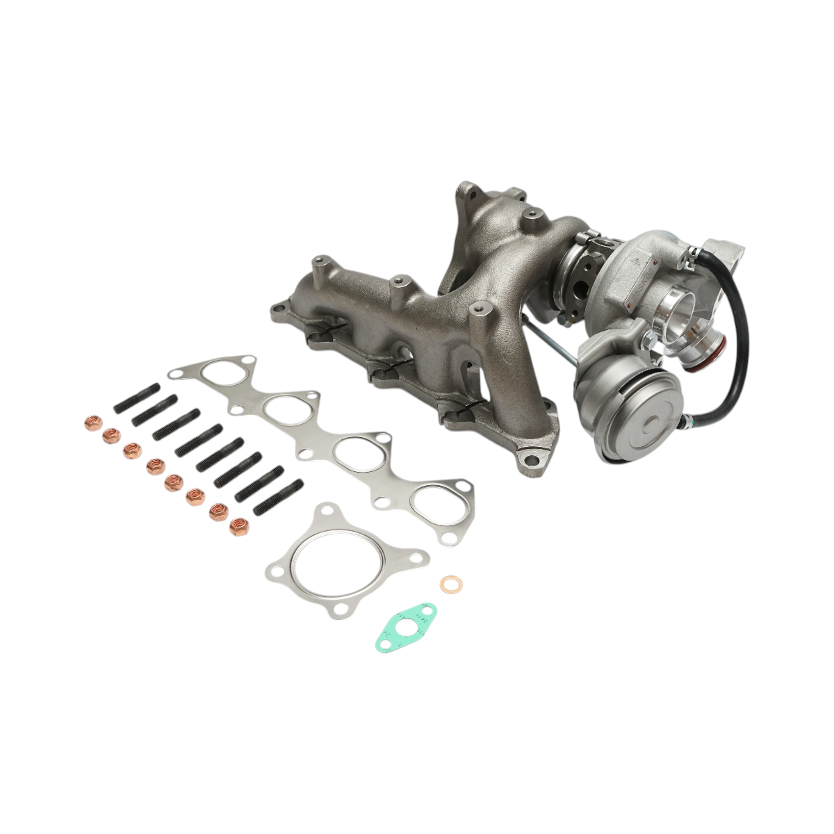 Turbo Audi A1, A3, Seat Altea, XL Leon, Toledo IV, Skoda Octavia II, Rapid, Superb II, Yeti, VW Eos, Golf Plus V, Golf V, Golf VI, Jetta III, motore 1.4 TSI, anno 05.07-07.18 codice OEM TD025M-07T2-2.3, 49373-01001, 49373-01002