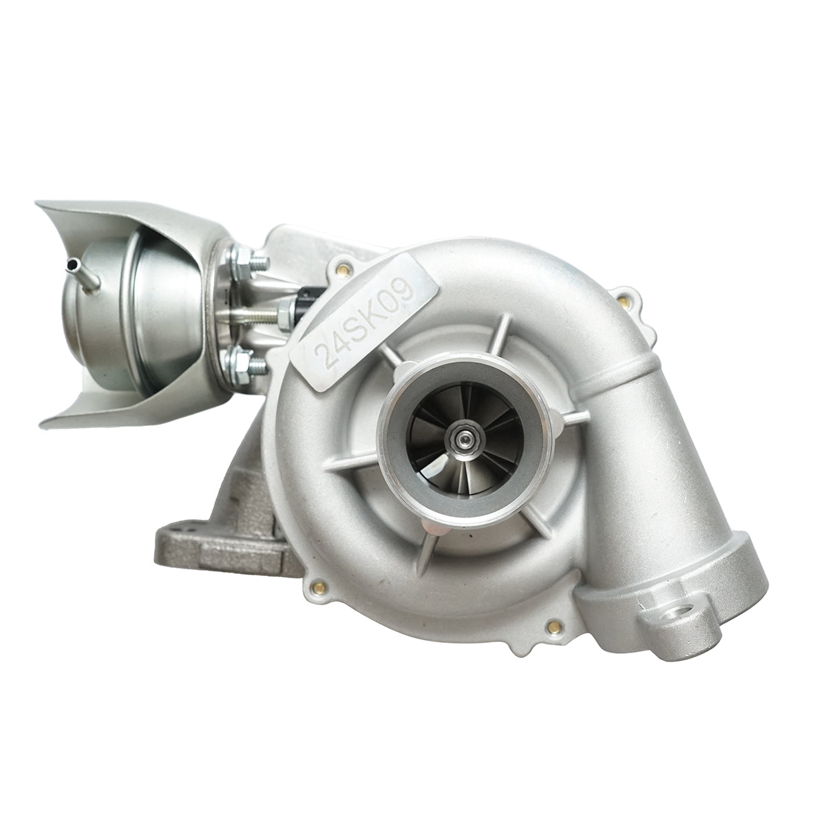 Turbo Ford, Volvo, Citroen, motore 1.6 TDCI, modello GTA1544V codice OEM 753420-5005S, 753420-5006S, 753420-9006S, 753420-5005S, 753420-5004S, 753420-0004, 753420-0002, 750030-0002, 740821-0002, 0375J6, 0375J8, 0375J7 - immagine 2