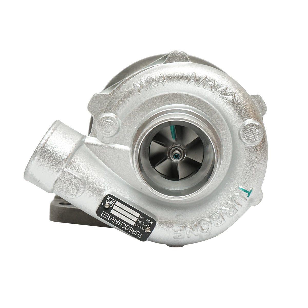 Turbocompressore motore JCB Perkins 1004-4T codice OEM 466854-0001S, 311063, 311063R, 312157, 312172, 312725 - immagine 3