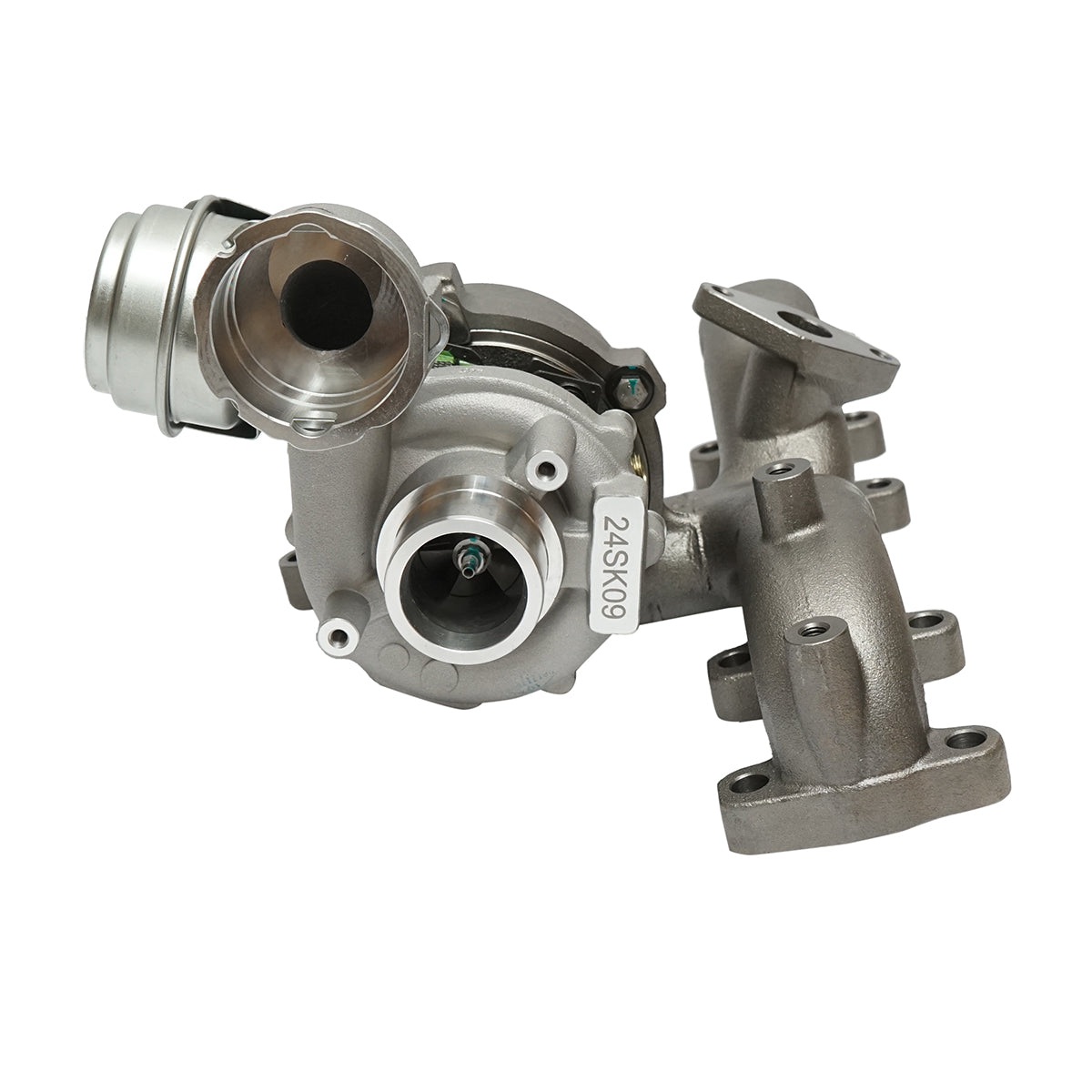 Turbocompressore per Audi, Skoda, Seat e VW, motori AVQ, BJB, BKC, BXE, BRU, BXF, BXJ, codici OEM 03G253014F, 03G253014FX, 038253056G, 038253016K, 038253016R, 038253014G, 038253010D, 038253056E - immagine 5