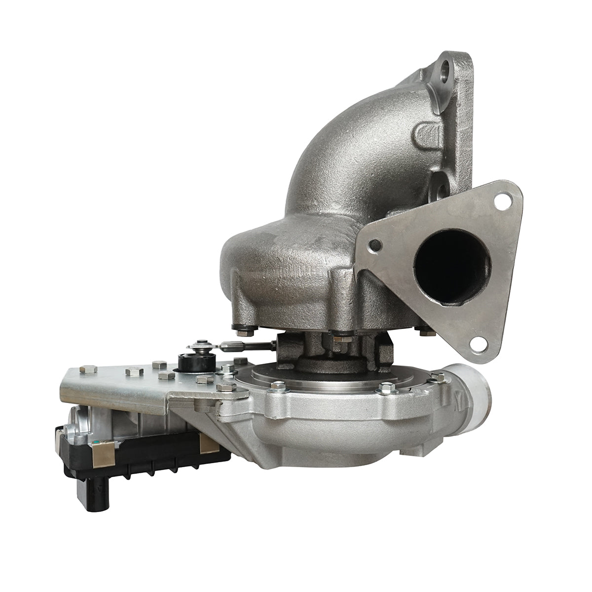 Turbocompressore per Ford Transit 2.4 TDCI, con motore Duratorq e codici OEM 1020183, 1219310, 1355059, 1355066, 3C1Q6K682FA, 6C1Q6K682EM / EE / EF, 6C1Q6K682EK / EL, YC1Q6K682AE / BF / DA. - immagine 2