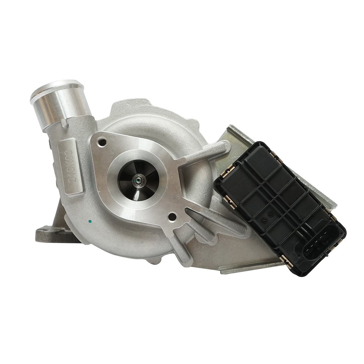 Turbocompressore per Ford Transit 2.4 TDCI, con motore Duratorq e codici OEM 1020183, 1219310, 1355059, 1355066, 3C1Q6K682FA, 6C1Q6K682EM / EE / EF, 6C1Q6K682EK / EL, YC1Q6K682AE / BF / DA. - immagine 4