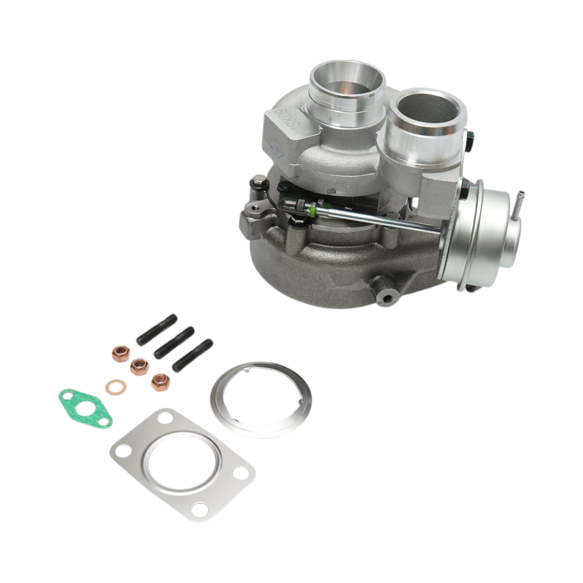Turbocompressore per VW Crafter 2.5 TDI, con codice motore BJM, BJL e codici OEM 49377-07400, 49377-07440, 076145701B, 076145701E, 076145701F, 076145701H, 076145701L.