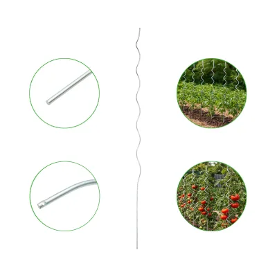 Tutore (sostegno) per pomodori in spirale metallica 6×1500 mm