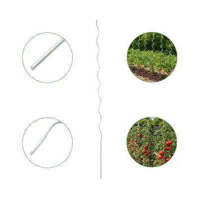 Tutore (sostegno) per pomodori in spirale metallica 6×1800 mm