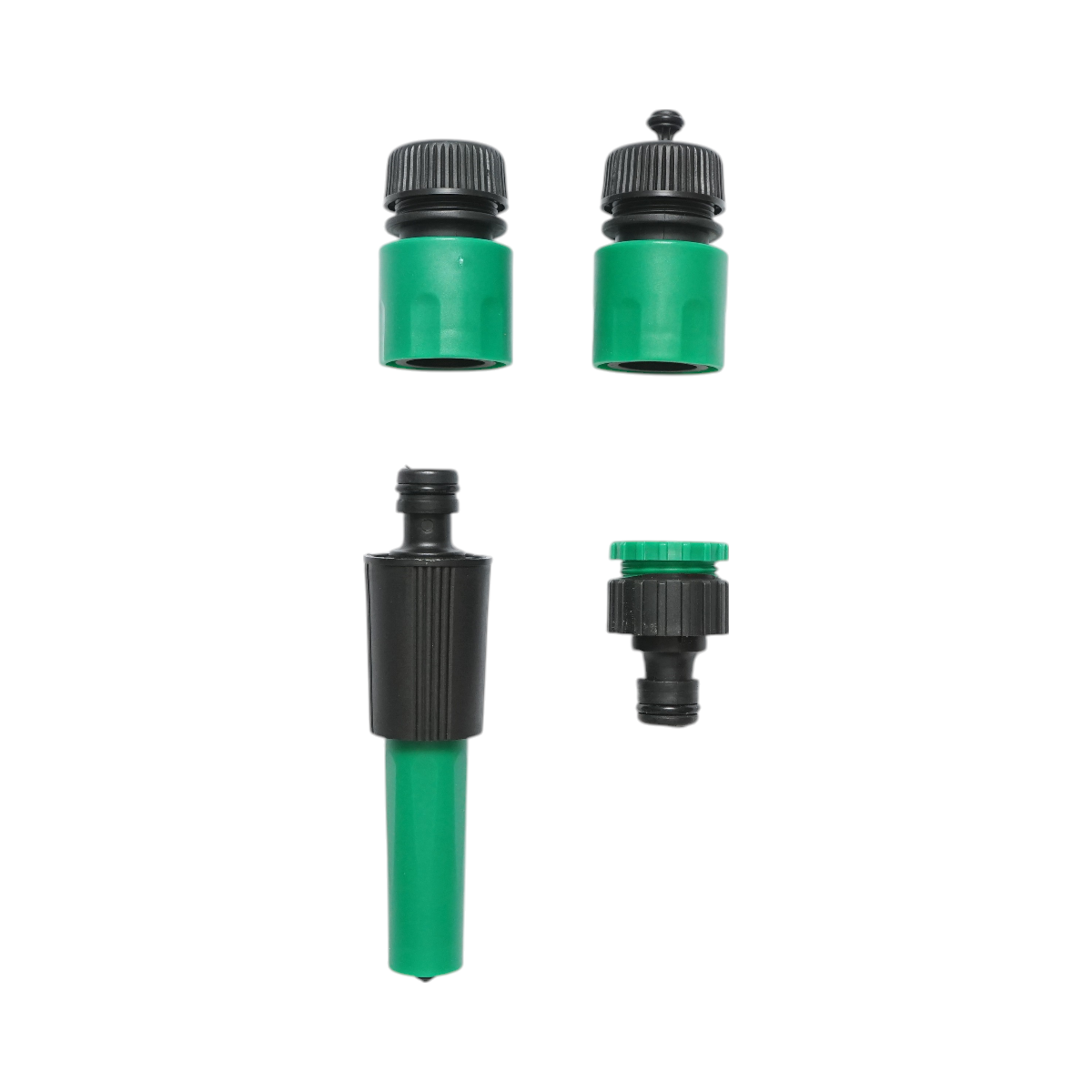 Ugello di irrigazione regolabile con connettori 1/2 e adattatore 1/2-3/4 per tubo da giardino - immagine 2
