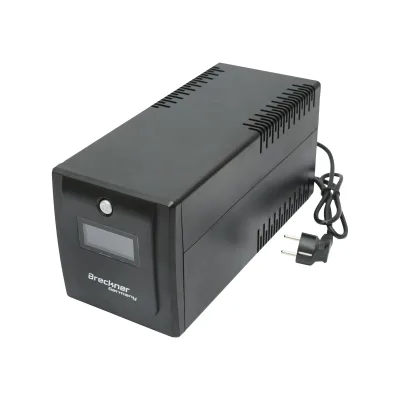 UPS 1000VA/600W con 2 batterie da 7,5Ah e 4 prese schuko, LCD, USB Breckner Germany - immagine 5