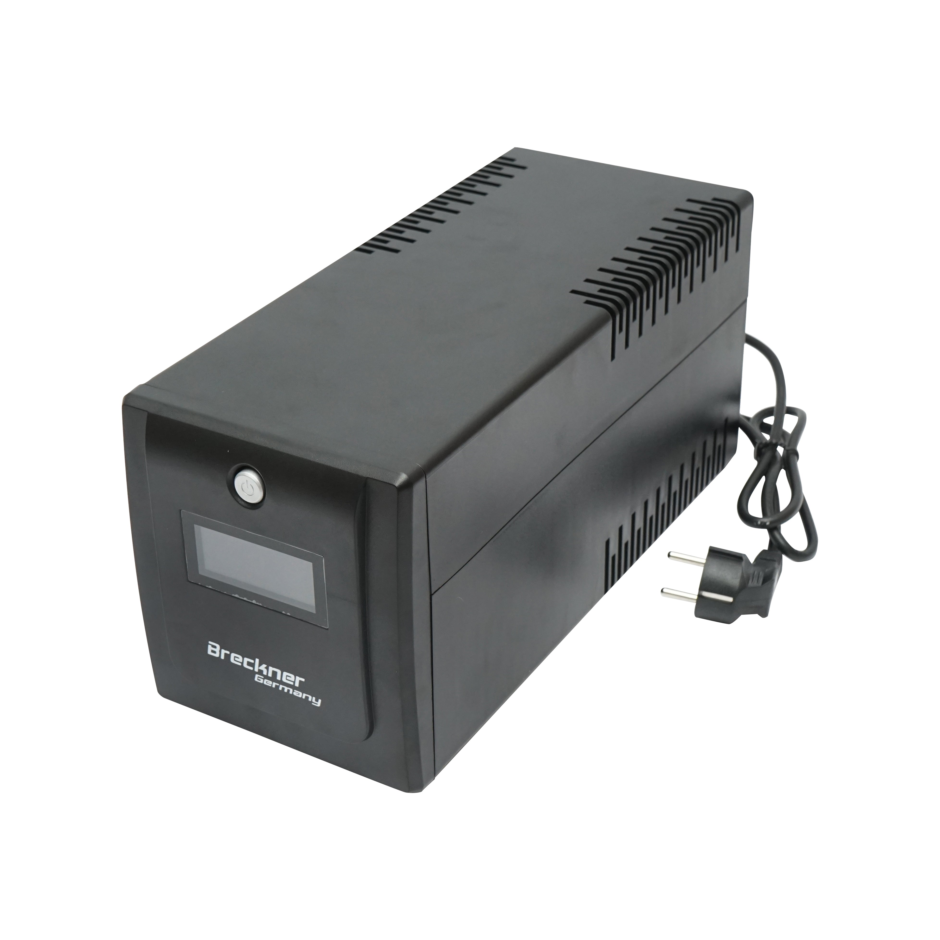 UPS 1000VA/600W con 2 batterie da 7,5Ah e 4 prese schuko, LCD, USB Breckner Germany - immagine 5