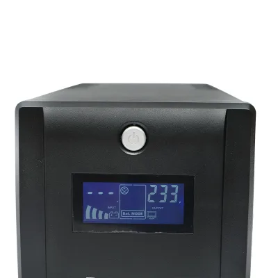 UPS 1000VA/600W con 2 batterie da 7,5Ah e 4 prese schuko, LCD, USB Breckner Germany - immagine 6