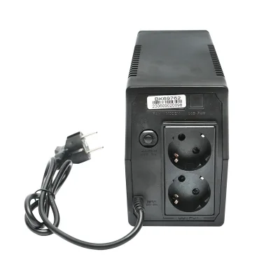 UPS 600VA / 360W con batteria 7Ah, 2 prese Schuko, AVR Breckner Germany - immagine 3