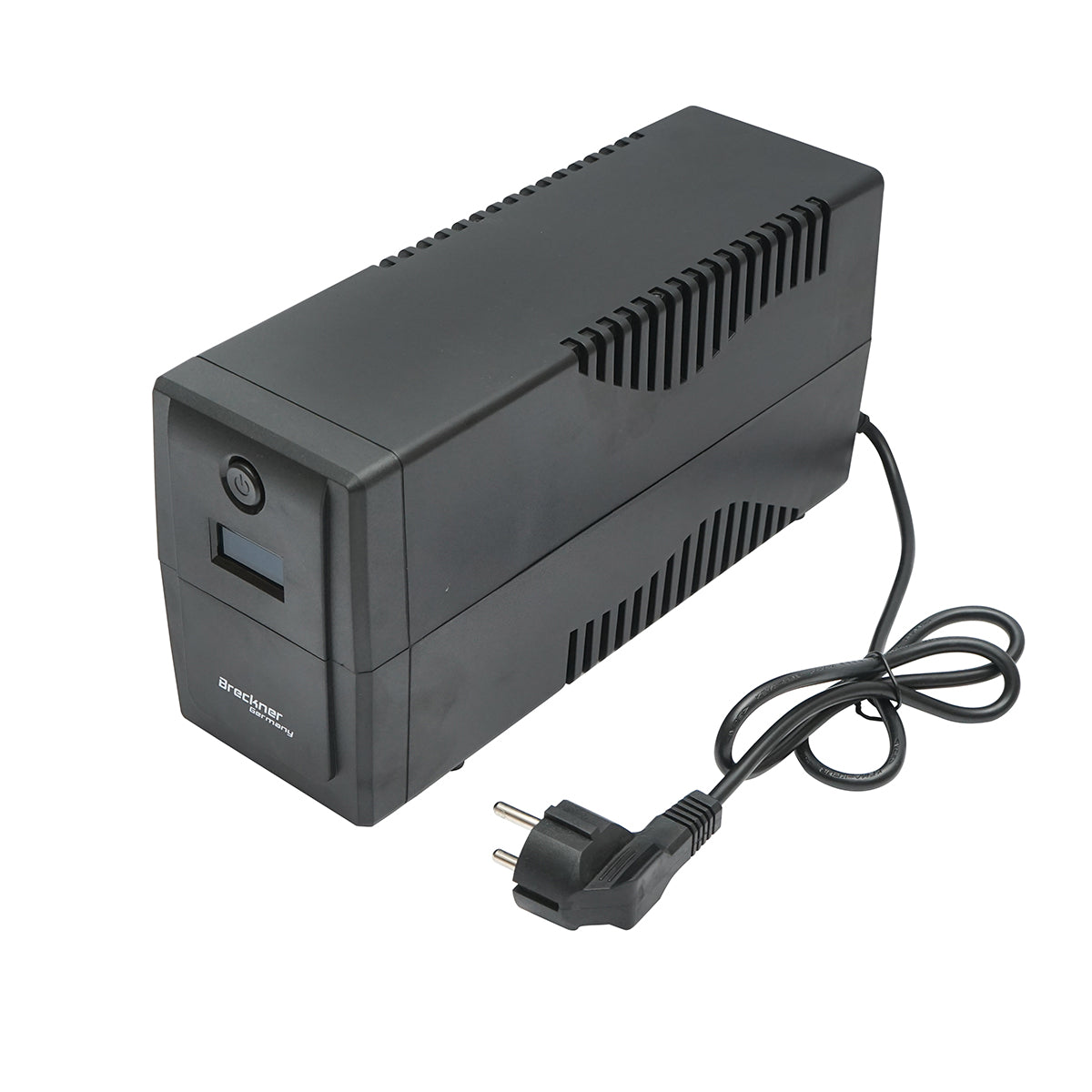 UPS 800VA / 480W con batteria 9Ah, 2 prese Schuko, LCD, USB, AVR Breckner Germany - immagine 5