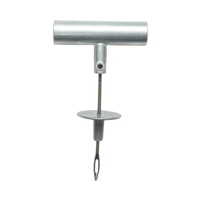 Utensile di vulcanizzazione ad ago con impugnatura a T in metallo per l'inserimento del cavo del pneumatico - immagine 2