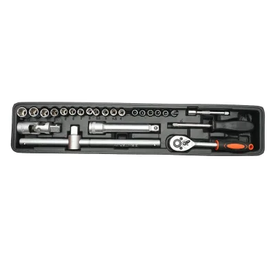 Valigetta Degli Attrezzi in Metallo 85 pezzi CRV Set di utensili 85 pezzi Set Attrezzi - immagine 4