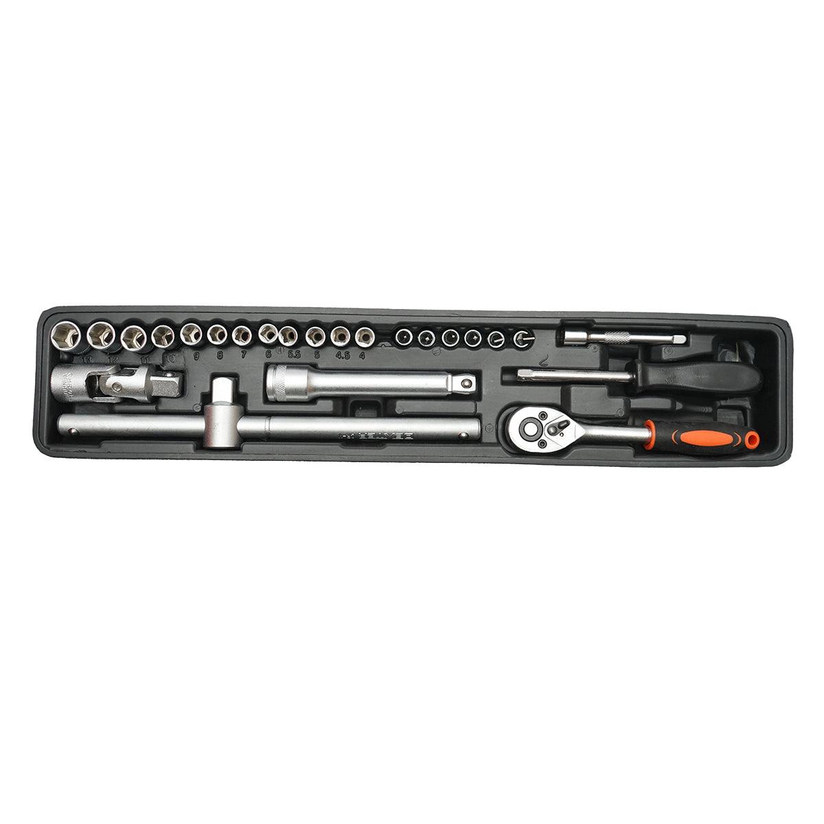 Valigetta Degli Attrezzi in Metallo 85 pezzi CRV Set di utensili 85 pezzi Set Attrezzi - immagine 4