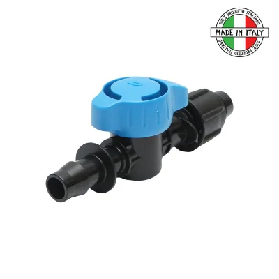 Valvola 16x16mm per sistemi di irrigazione a goccia, Rubinetto per Tubi di irrigazione a Goccia - immagine 2