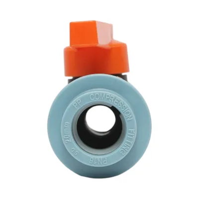 Valvola a sfera a compressione D20x20mm, PN16 bar per sistemi di irrigazione - immagine 3
