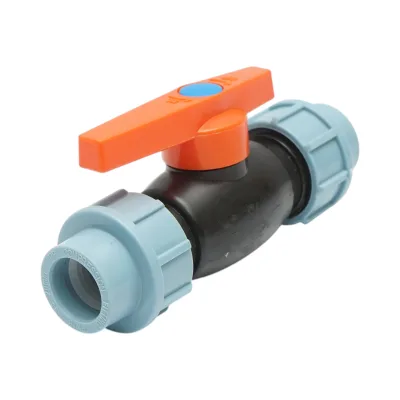 Valvola a sfera a compressione D20x20mm, PN16 bar per sistemi di irrigazione - immagine 2