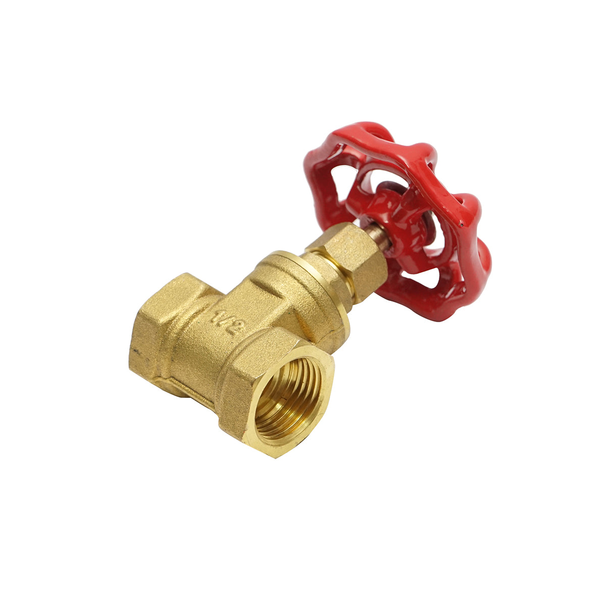 Valvola a sfera in bronzo da 1/2", PN16 con filettatura interna - immagine 2