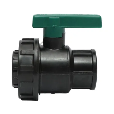 Valvola A Sfera per tubi irrigazione a goccia PN10-1" X 1", Rubinetto per Tubi Nastro di irrigazione a Goccia, Valvola A Sfera per sistemi di irrigazione a goccia PN10-1" X 1" - immagine 3