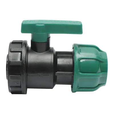 Valvola A Sfera per tubi irrigazione a goccia PN10-32mm X 3/4", Rubinetto per Tubi Nastro di irrigazione a Goccia, Valvola A Sfera per sistemi di irrigazione a goccia PN10-32mm X 3/4" - immagine 3