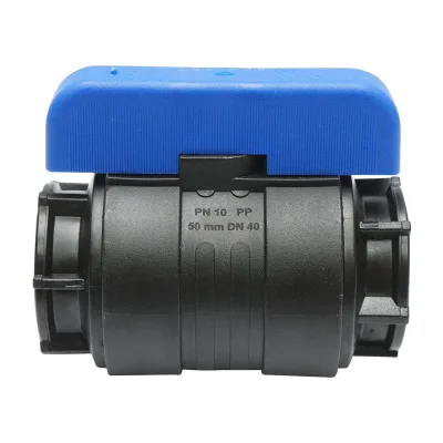 Valvola A Sfera PN10 1-1/2" X 1-1/2", Rubinetto per Tubi di irrigazione a Goccia, Valvola A Sfera PN10, 1-1/2" X 1-1/2" per sistemi di irrigazione a goccia - immagine 2