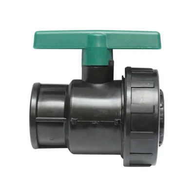 Valvola A Sfera PN10, 1-1/2" X 1-1/2" per sistemi di irrigazione a goccia, Rubinetto per Tubi di irrigazione a Goccia - immagine 4