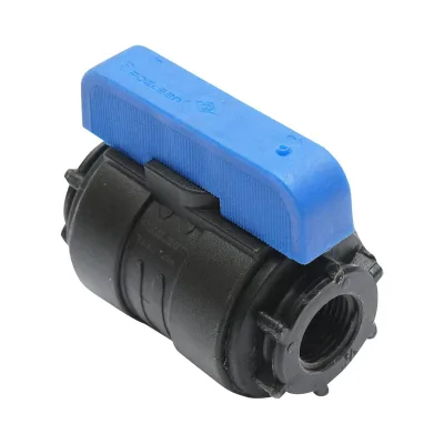 Valvola A Sfera PN10-1/2" X 1/2" per sistemi di irrigazione a goccia, Rubinetto per Tubi di irrigazione a Goccia - immagine 3