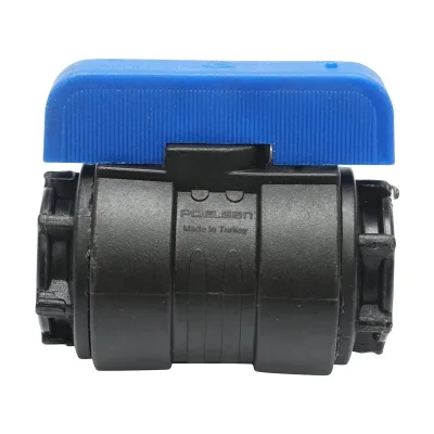 Valvola A Sfera PN10-1/2" X 1/2" per sistemi di irrigazione a goccia, Rubinetto per Tubi di irrigazione a Goccia - immagine 2