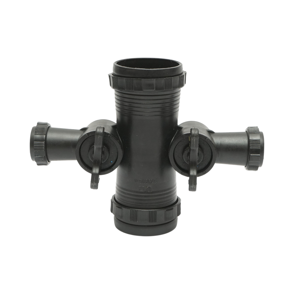 Valvola di distribuzione a croce 50x28mm per impianti di irrigazione