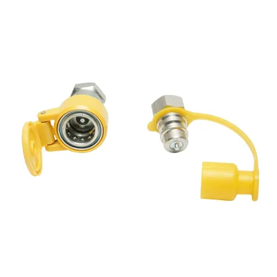 Valvola di ritegno maschio-femmina M22x22 (tappi di protezione in plastica gialla) - immagine 2