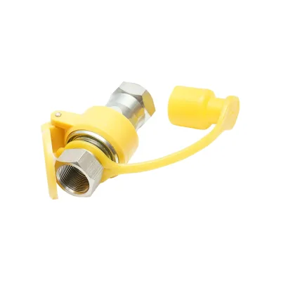 Valvola di ritegno maschio-femmina M22x22 (tappi di protezione in plastica gialla) - immagine 4