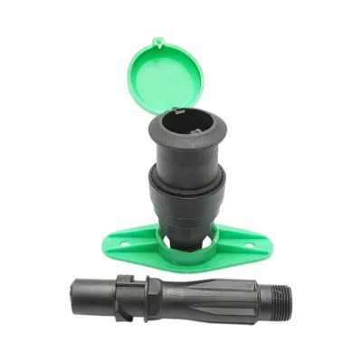 Valvola interrata con attacco rapido per tubo flessibile da 1 pollice per impianti di irrigazione.