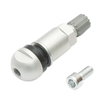 Valvola per ruota tubeless in alluminio compatibile con sensore TPMS-6 - immagine 2