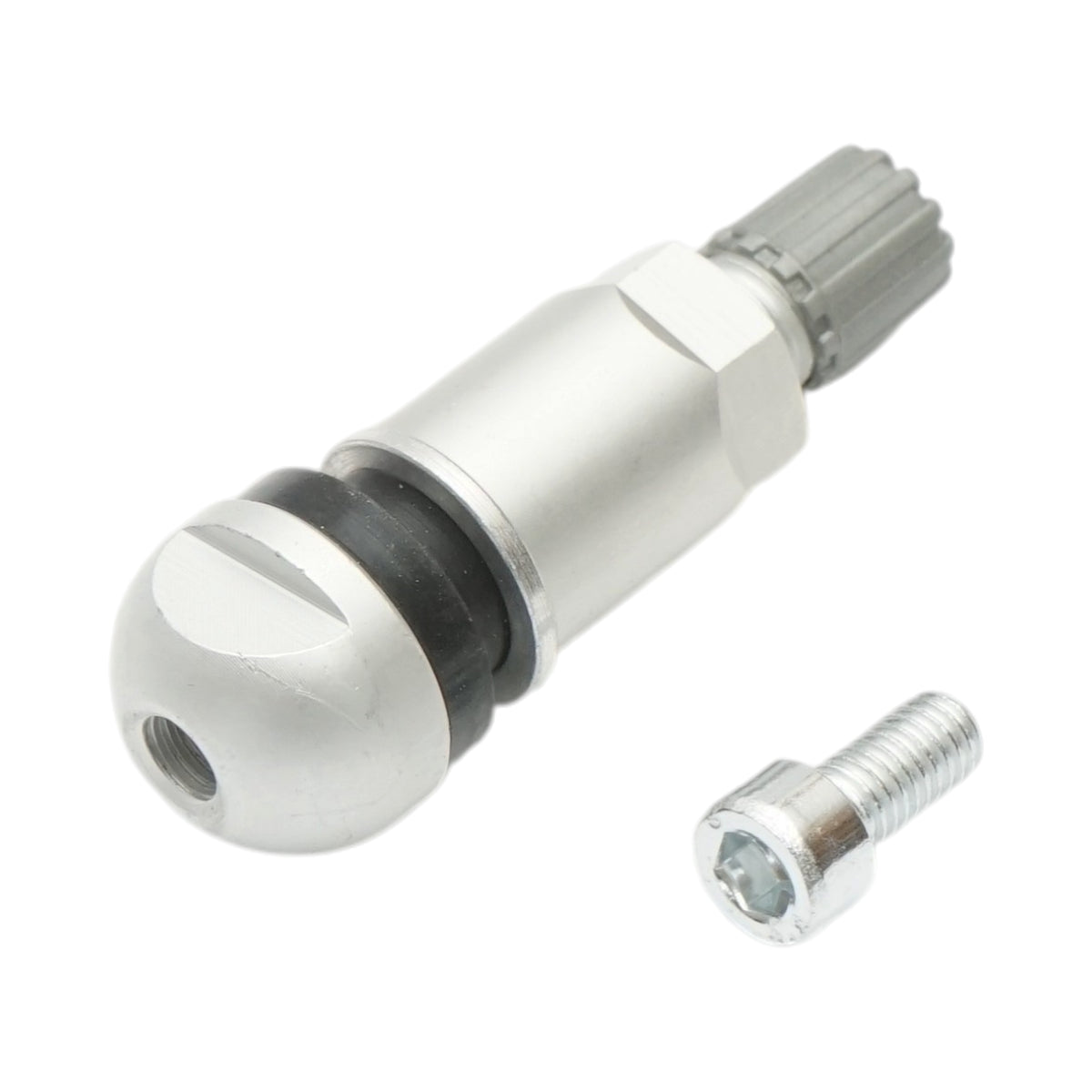 Valvola per ruota tubeless in alluminio compatibile con sensore TPMS-6 - immagine 2
