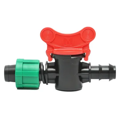 Valvola per tubo 16x17mm per sistemi di irrigazione a goccia, Rubinetto per Tubi di irrigazione a Goccia Breckner Germany