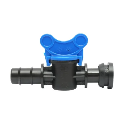 Valvola PN4-20x20mm per sistemi di irrigazione a goccia, Rubinetto per Tubi di irrigazione a Goccia - immagine 4