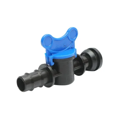 Valvola PN4-20x20mm per sistemi di irrigazione a goccia, Rubinetto per Tubi di irrigazione a Goccia