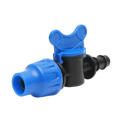 Valvola PN8-16x16mm per sistemi di irrigazione a goccia, Rubinetto per Tubi di irrigazione a Goccia - immagine 3