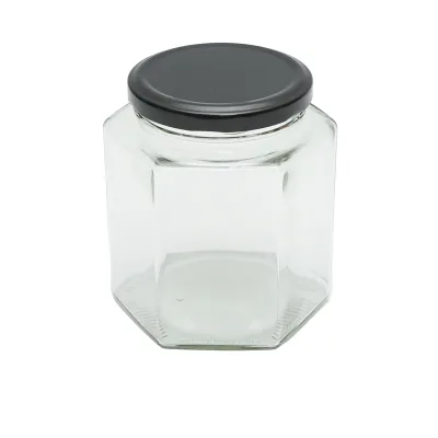 Vaso di vetro con coperchio per miele 730ml