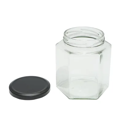 Vaso di vetro con coperchio per miele 730ml - immagine 2